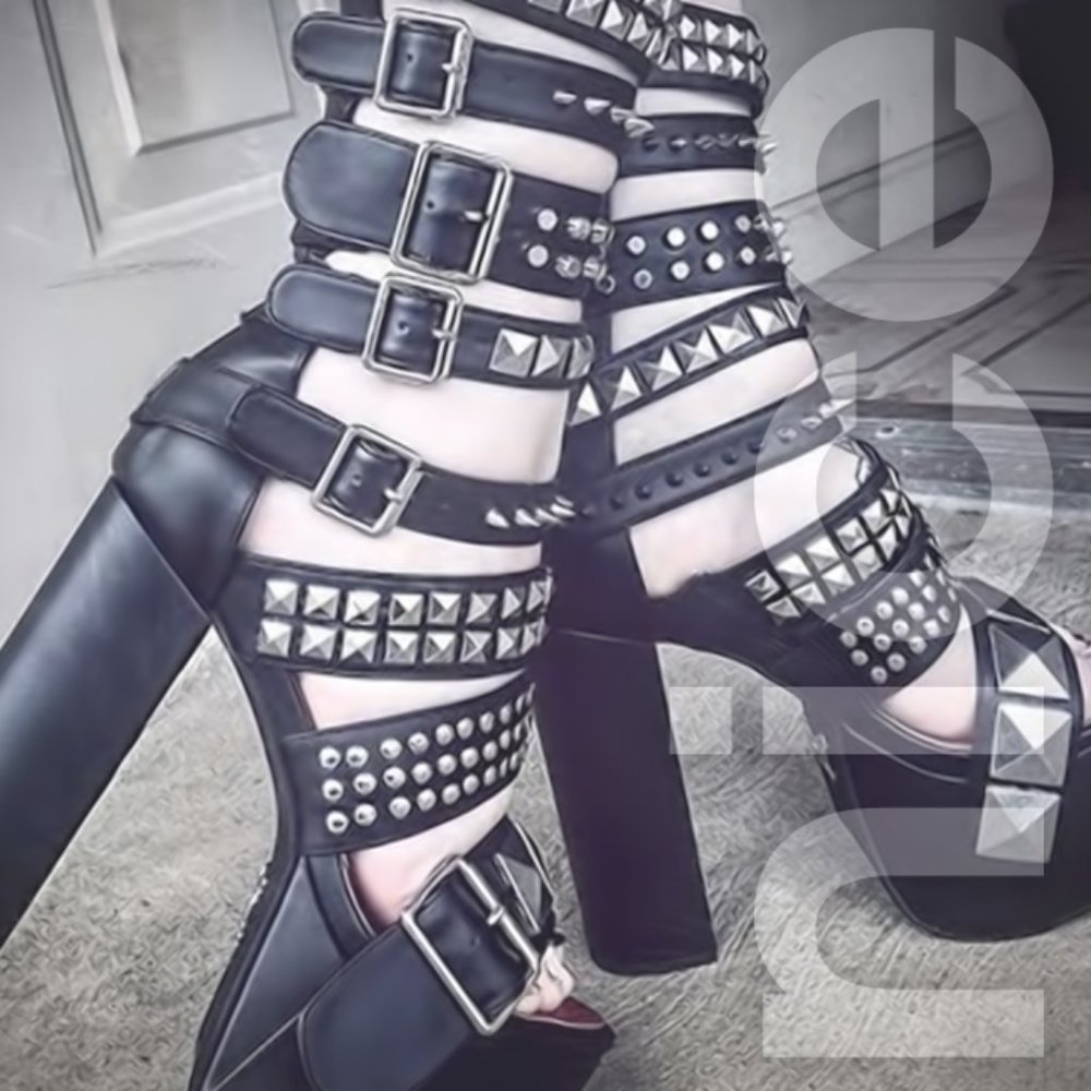 Charla Tedrick Sid Platform Boot Black - image 6